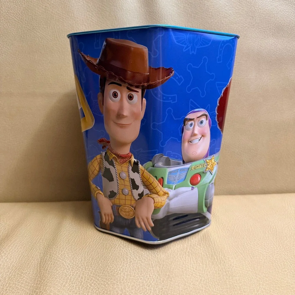 Toy Story 5 Popcorn Bucket 130oz Hexagonal Tin Bucket Disney Pixar